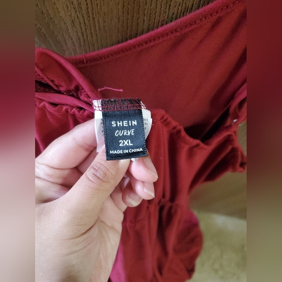 SHEIN Red Romper - Picture 7 of 8